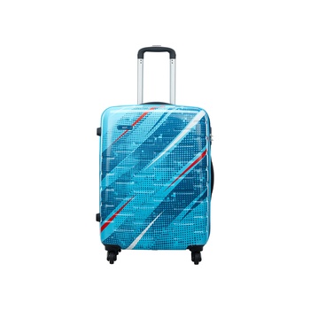 Vip Radiance 65cm Hard 4 Wheel Trolley Blue