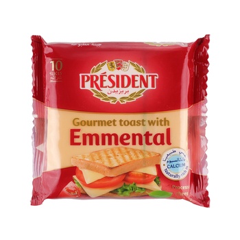 President Cheese 10 Slices Toast 200g