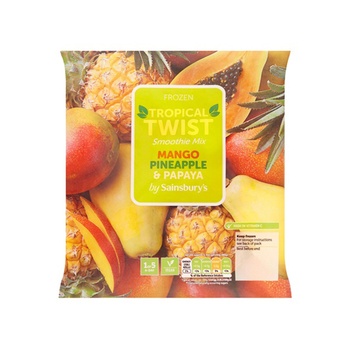 Sainsburys Frozen Mango Pineapple And Papaya 450g