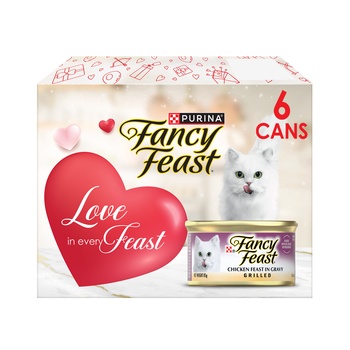Purina Fancy Feast Grilled Chicken Love Feast 6x85g