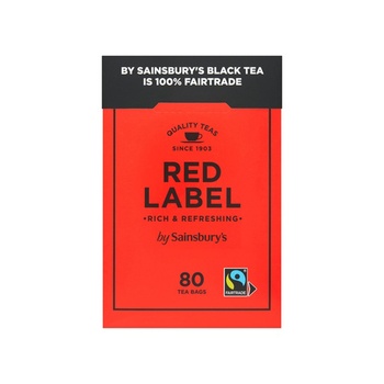 Sainsburys Red Label Tea Bags 80s 250g