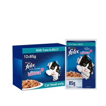 Purina Felix Tuna In Jelly Kitten Wet Food 12x85g