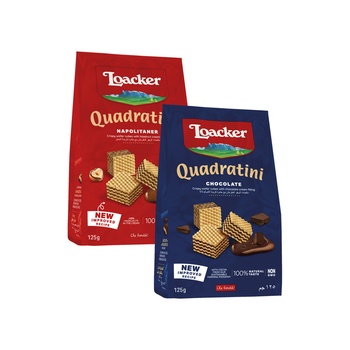 LOACKER QUADRATINI ASST 2X125g