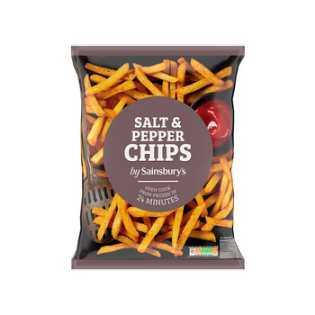 Sainsburys Salt & Pepper Chips 750g