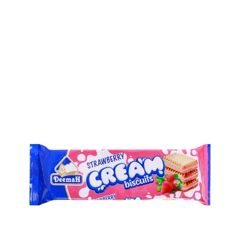 Deemah Cream Biscuits Strawberry 63g