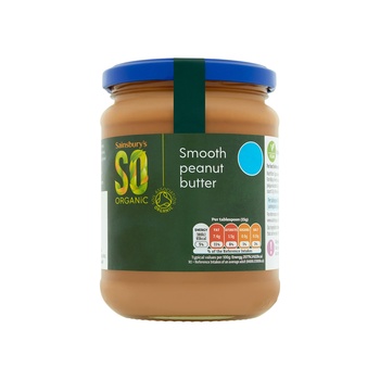 Sainsburys Peanut Butter Smooth SO Organic 340g