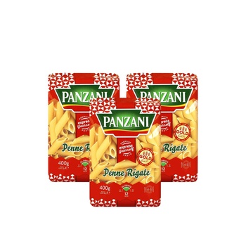 Panzani Pasta Penne Rigate 3x400g