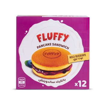 Amalfi Fluffy Pancake Sandwich Blueberry 12x37g
