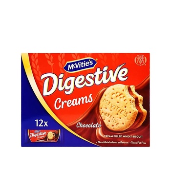 Mcvitie's Digestive Cream Chocolate Biscuits 12x40g