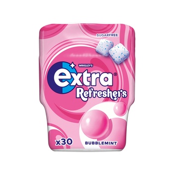 Extra Refreshers Sugarfree Bubblemint Flavor Gum 67g