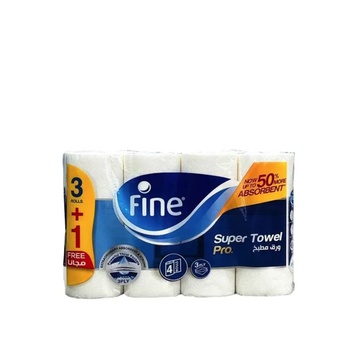 Fine Super Towel Pro 4Roll 3Ply