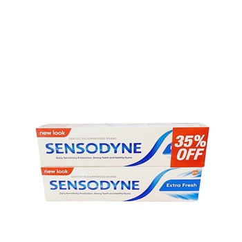 Sensodyne Toothpaste Extra Fresh 2c75ml 35%Off