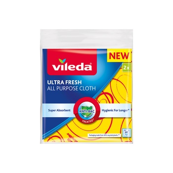 Vileda Allpurpose Ultrafresh Cloth 2pcs