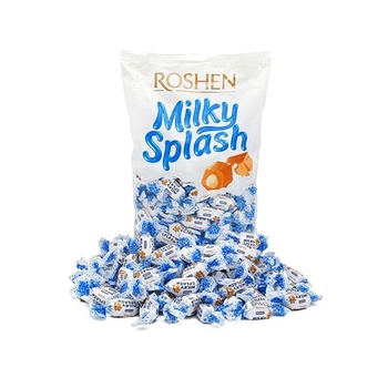 Roshen Milky Splash Toffee With Milk Filling 1kg