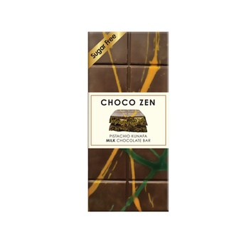 Choco Zen Sugar Free Pistachio Milk Choco Bar 190g