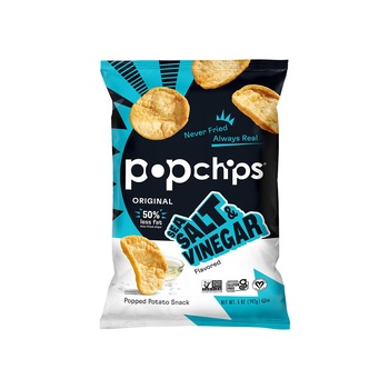 Popchips Popped Chip Pot Sea Salt + Vinegar 5oz