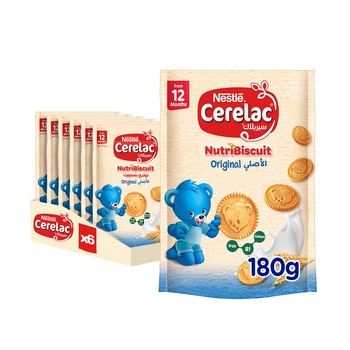 Nestle Cerelac Biscuit Original 6x180g