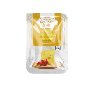 Goodness Foods Emmental Cheese Sliced 150g