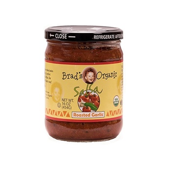 Brad's Organic Rstd Garlic Salsa 160oz
