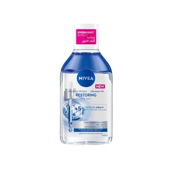 Nivea Micellar Water Restoring Face and Eyes Cleanses & Removes Make Up 400ml