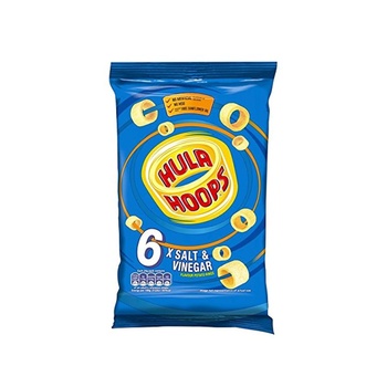 Kp Hula Hoops 6 Pk Potato Rings Salt & Vinegar