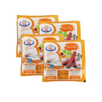 Royal Chicken Franks 4x340g