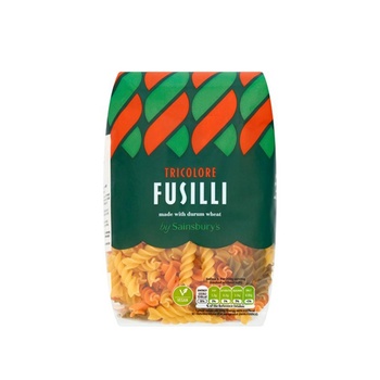 Sainsburys Tricolore Fusilli 500g